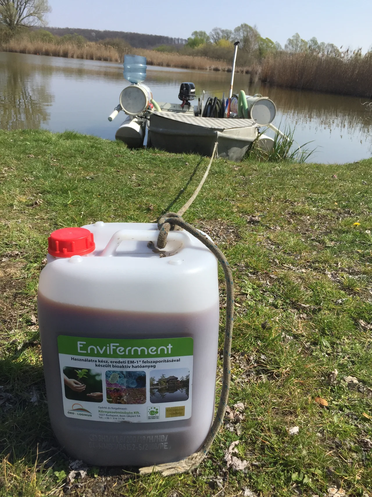 Biological lake and sludge treatment