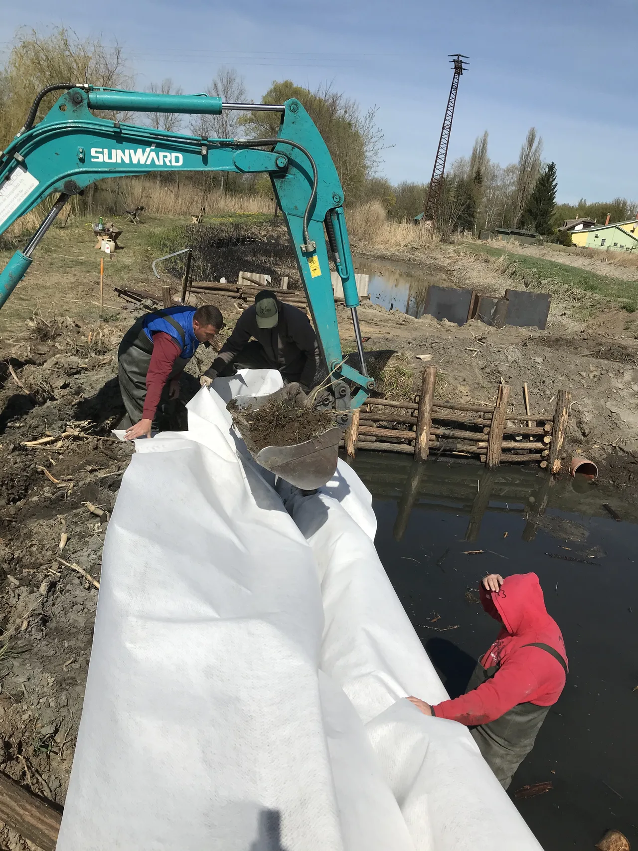 Bank protection and hydraulic engineering